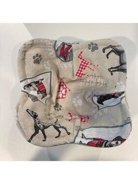 Handcrafted Hot Bowl / Mug Holder Mitten With Dog Print Design Mom dogs